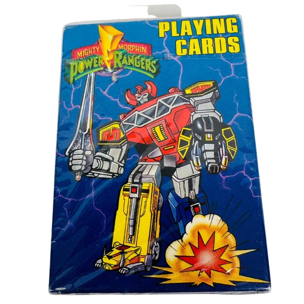 VTG 1994 Mighty Morphin‎ Power Rangers Saban Official Playing Card Deck Sealed